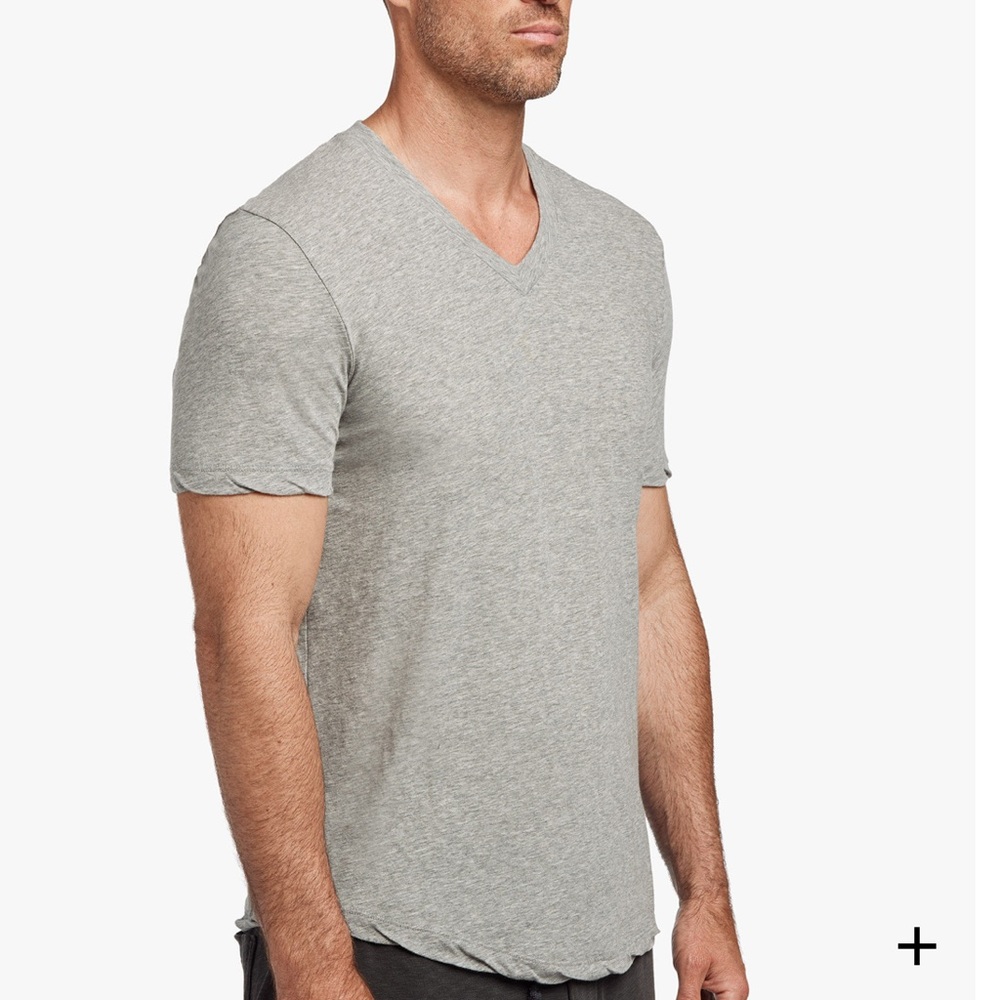 JAMES PERSE STANDARD clear-jersey- v-neck LIKE NEW